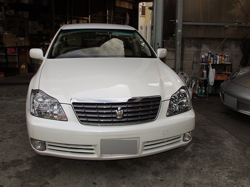 トヨタ・クラウン・ロイヤルサルーン（GRS182） 10万km走行の車検 